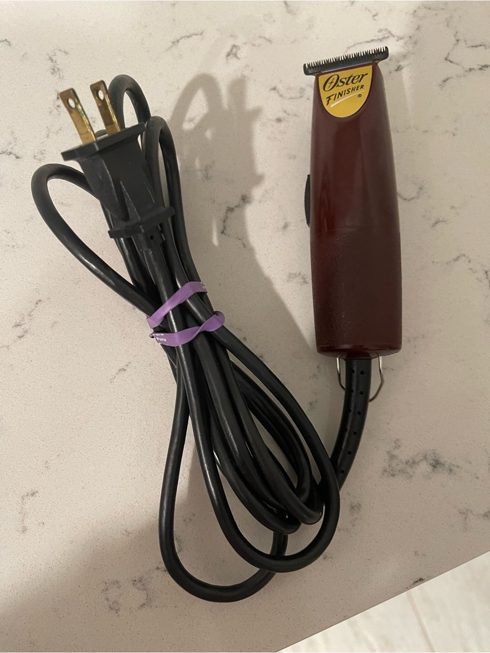 Oster Corded Hair Trimmer in Deep Red